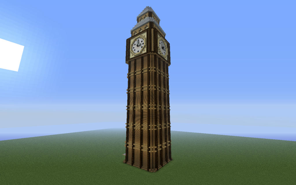 back to the future clock tower minecraft pe