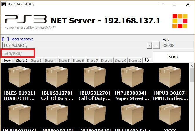 GUIDE: How to Install A PKG File from your PC using PS3 NET Server  (ps3netsrv) | PSX-Place