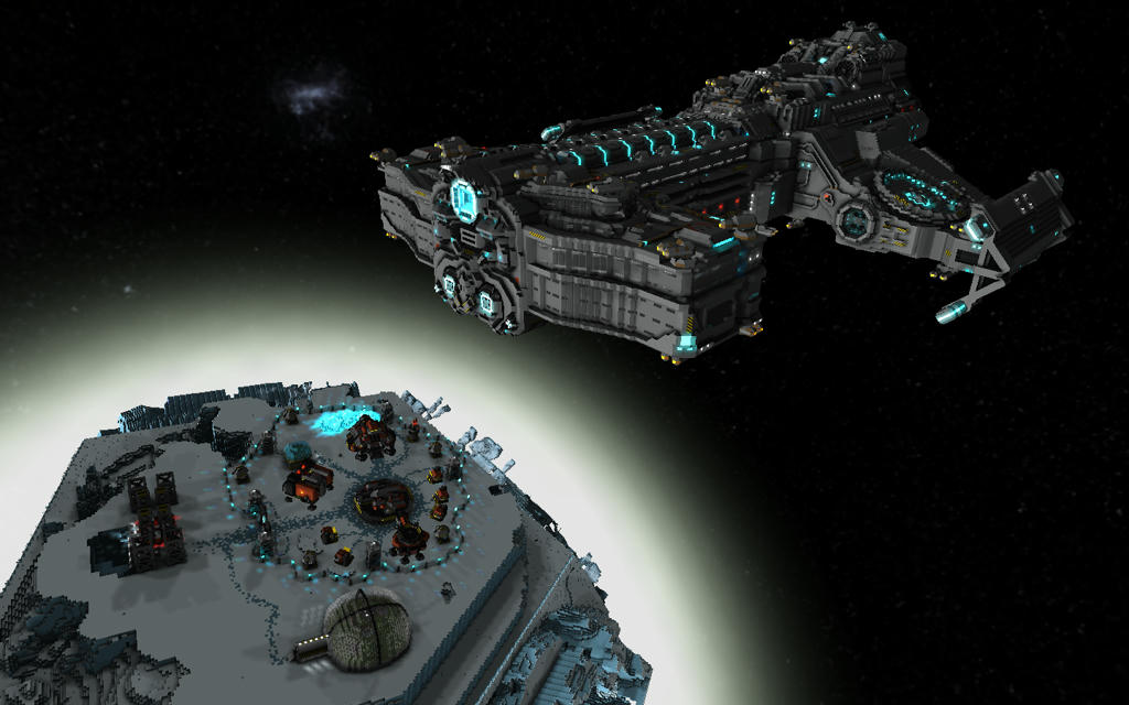 Starcraft Hyperion and Terran Structures | StarMade Dock