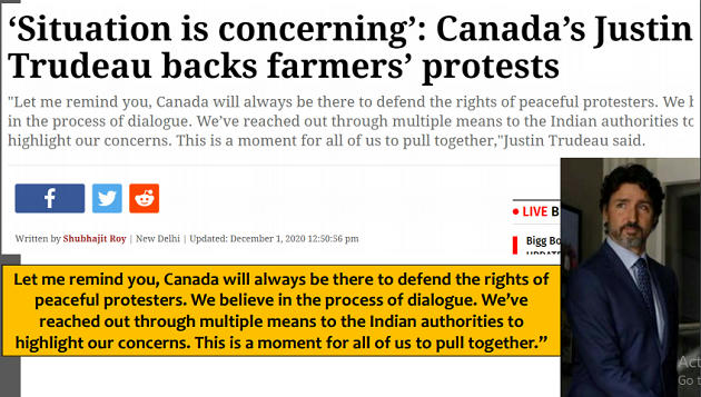 Canadian PM Justin Trudeau expresses his support for protesting farmers – Burning Issues – Free PDF Download_14.1