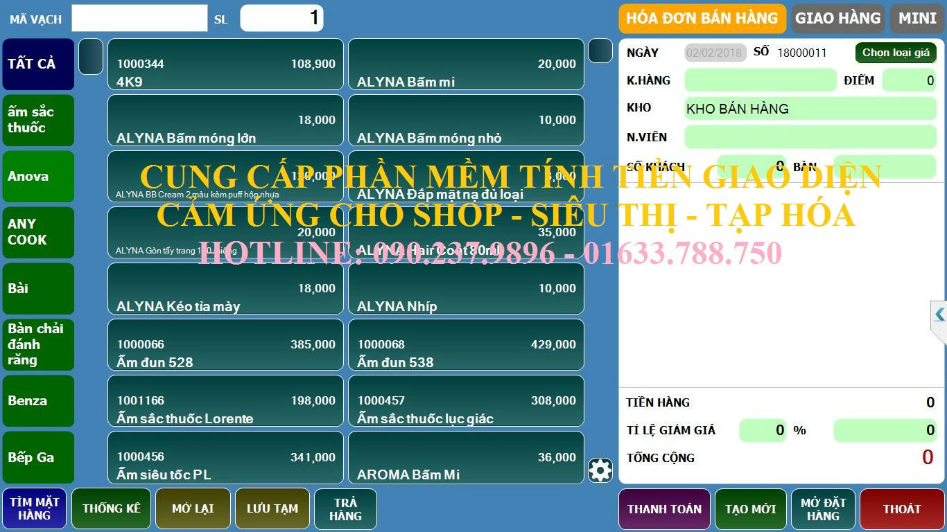 Can lap phan mem quan ly tinh tien cho shop gia re call 090 237 9896