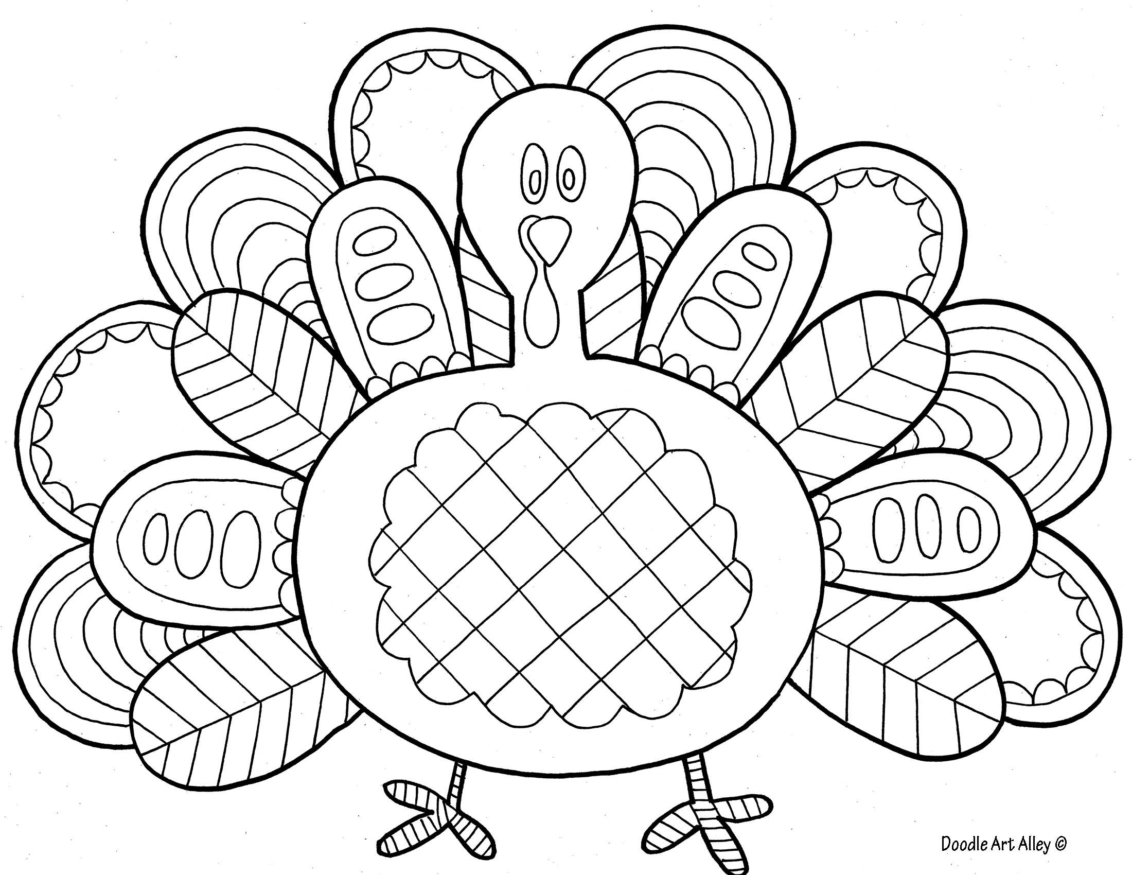 Turkey Coloring Pages Munchkins and Mayhem