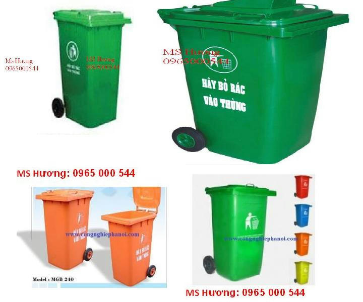 cam kết gía rẻ: Chuyên bán sỉ lẻ thùng rác công nghiệp 120 lít, 240 lít, xe rác