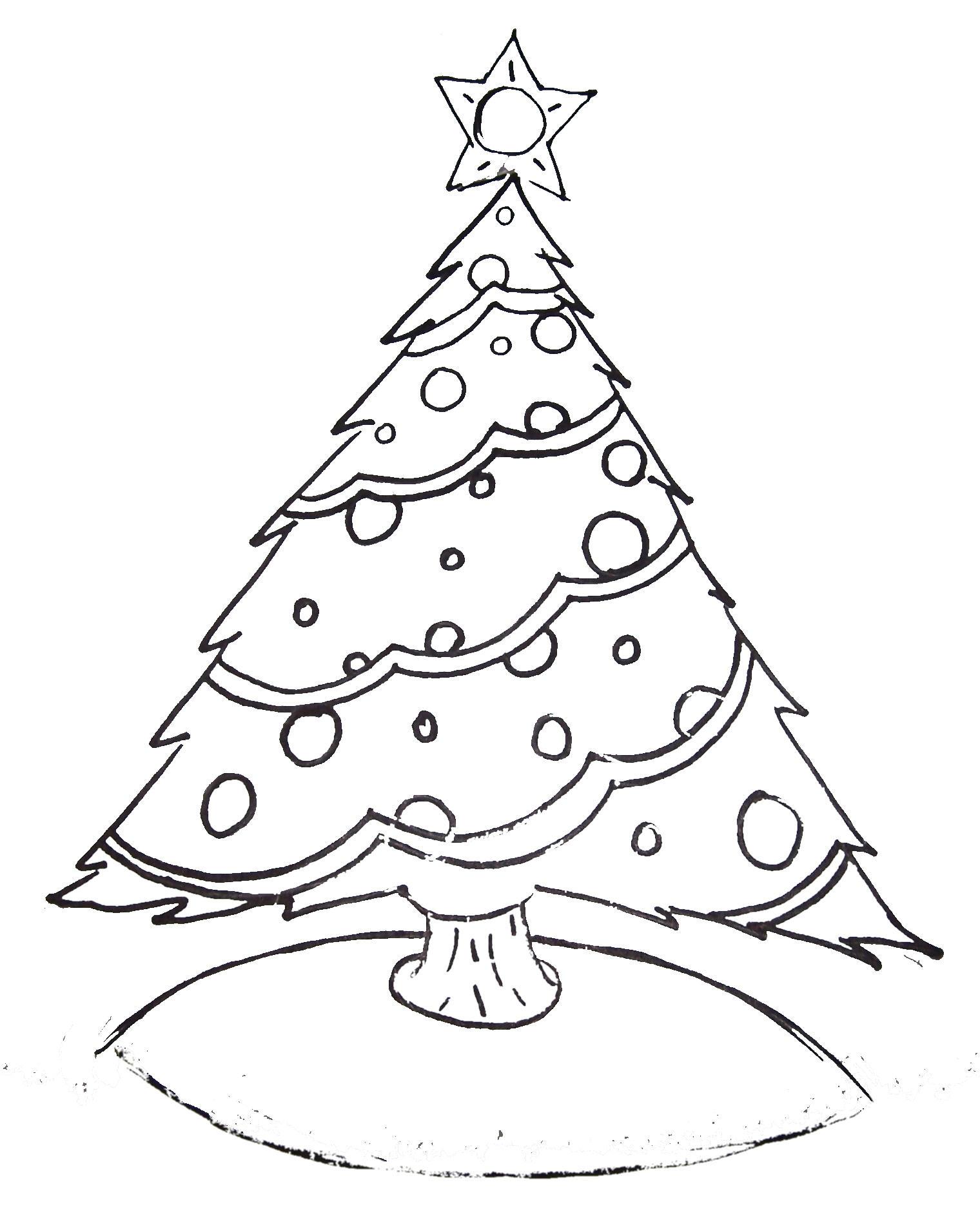 Free Printable Coloring Pages Christmas Tree