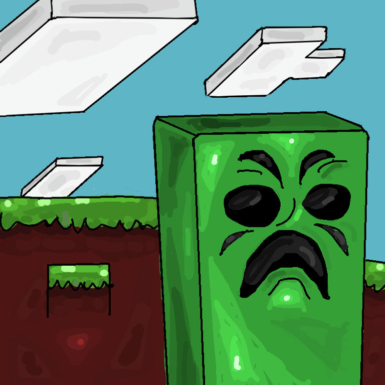 Creeper Drawing - Fan Art - Show Your Creation - Minecraft Forum