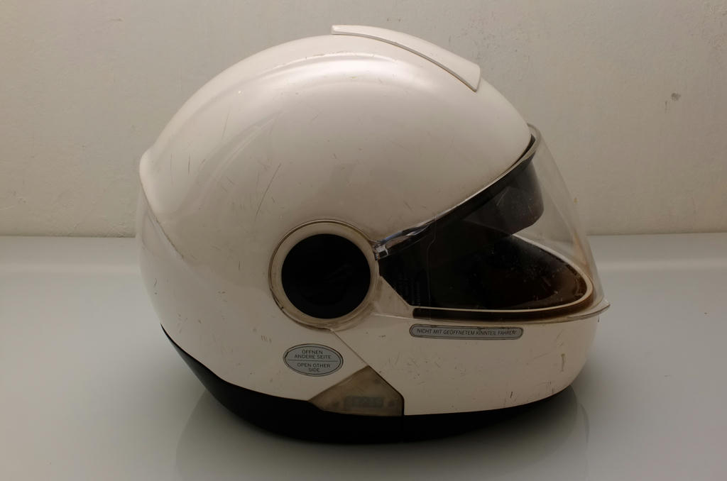 Schuberth Concept Helm Integralhelm weiß Bundeswehr Motorrad Helmet