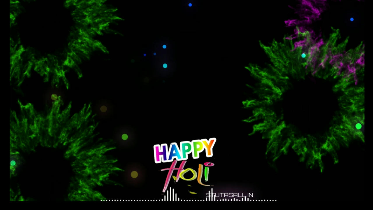 Holi last day Avee player template