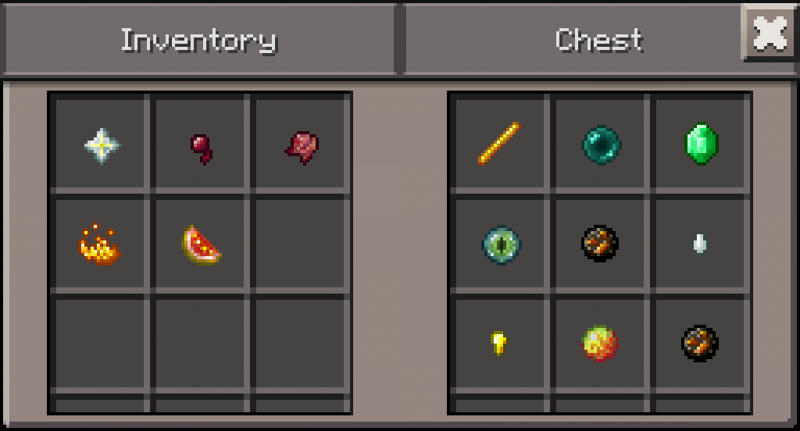 MCPE 0.8.0/0.8.1 PC item library (Tested on Android)[v1.2 | added ruby and  rotten flesh, fix a typo so now the Bottle o' Enchant - MCPE: Mods / Tools  - Minecraft: Pocket Edition -