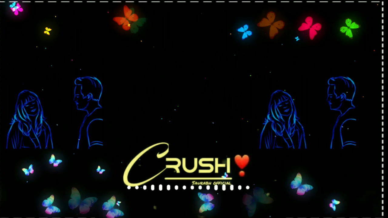 Crush kissing 💋 Avee player template download|| status all