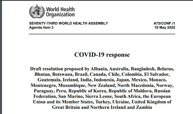 India Finally Supports Australia Led Resolution On Coronavirus At WHA – Free PDF_8.1