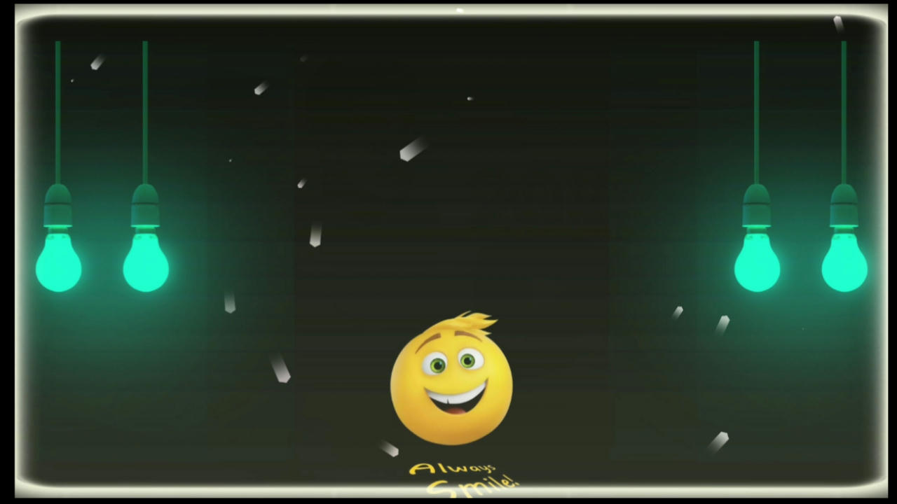 Always smile 2 light effect Avee player template||status all