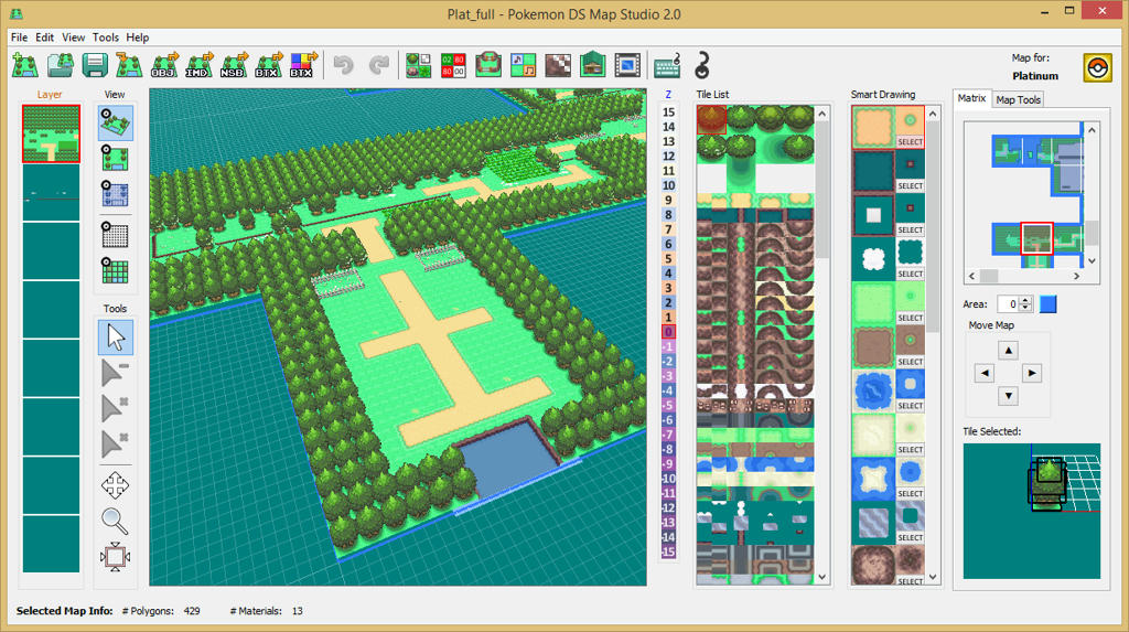 Tool Pokemon Ds Map Studio Create Pokemon Ds Maps In 5 Min 2 1 Version The Pokecommunity Forums