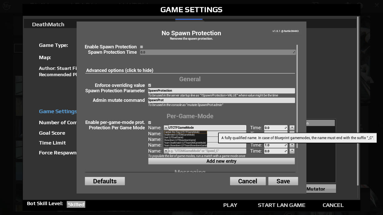No Spawn Protection Mutator Bp Updated 17 07 15 Unreal Tournament Forums