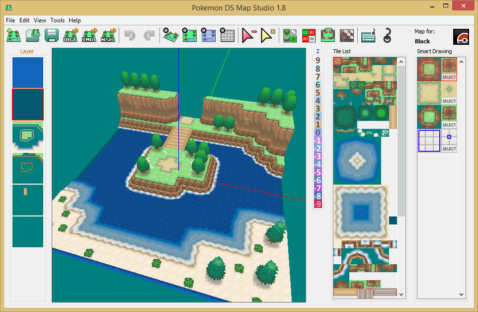 Tool Pokemon Ds Map Studio Create Pokemon Ds Maps In 5 Min 1 19 Version The Pokecommunity Forums