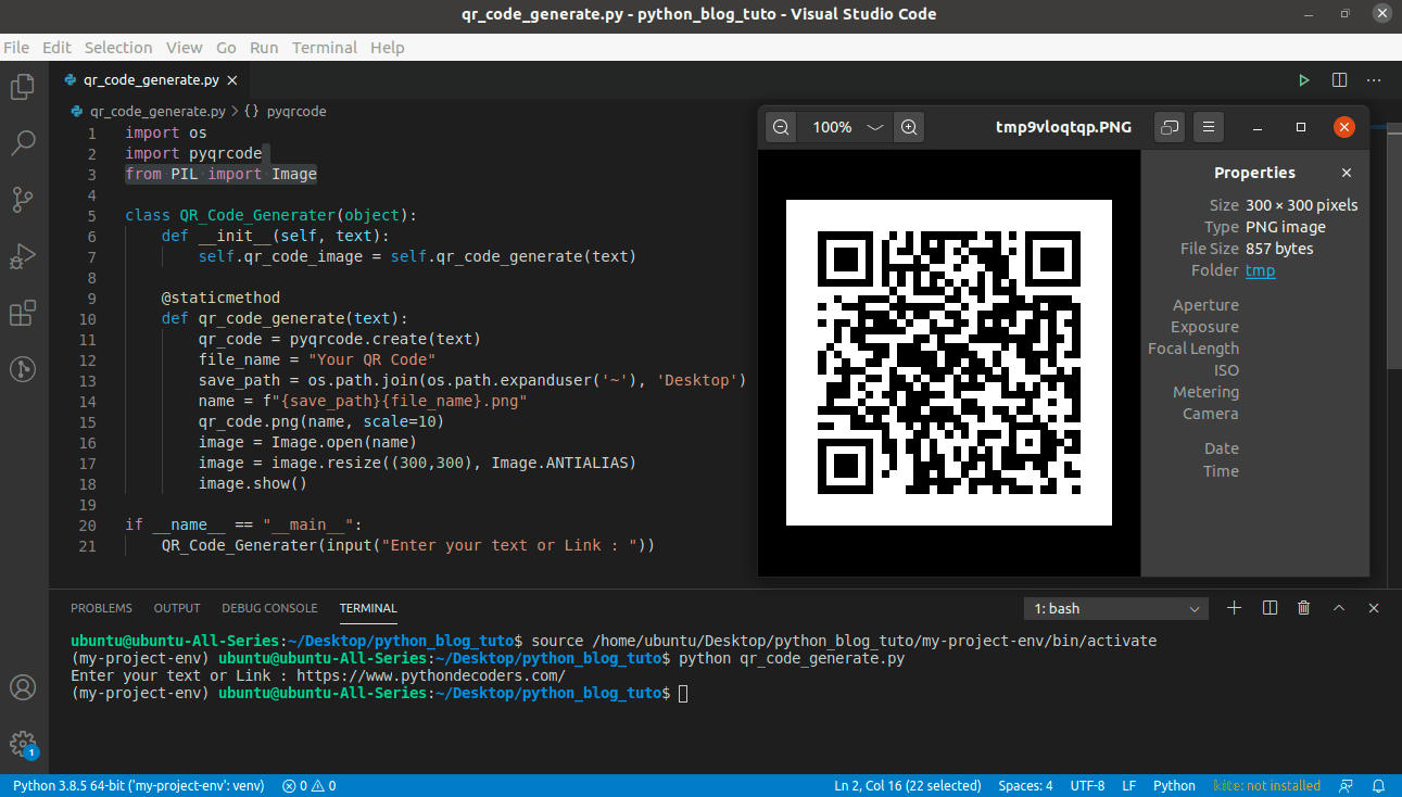 Generate QR-Code with Python