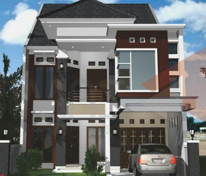  Contoh Gambar Rumah Minimalis Modern  2 Lantai Terbaru 