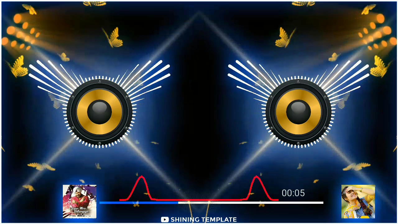 Dj Song Avee Player Template Download with Lighting Effect Particles