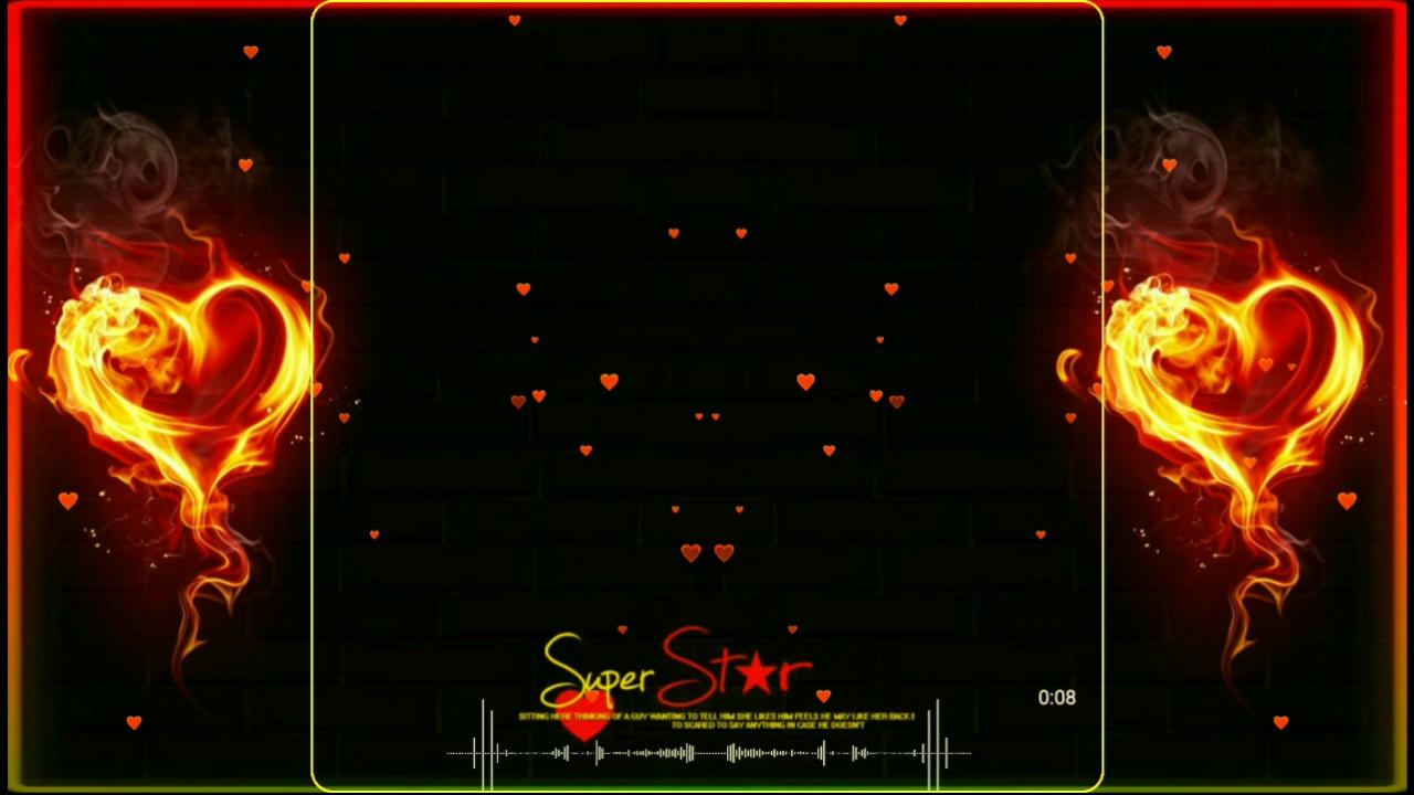 Letest  fire effect heart ❤️ Avee Player Template Download || Status All