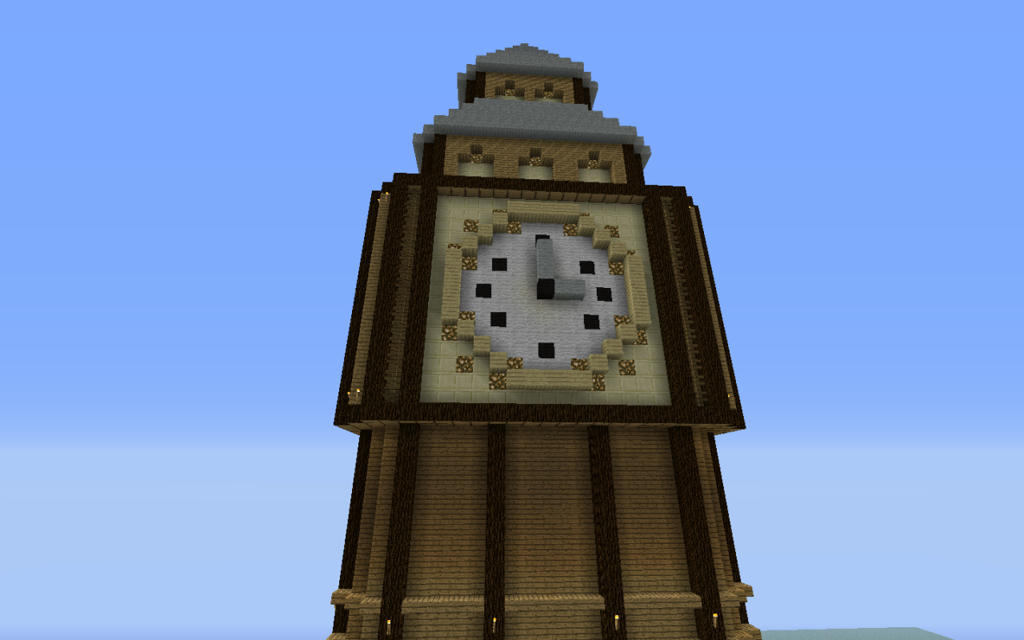 fortnite clock tower minecraft