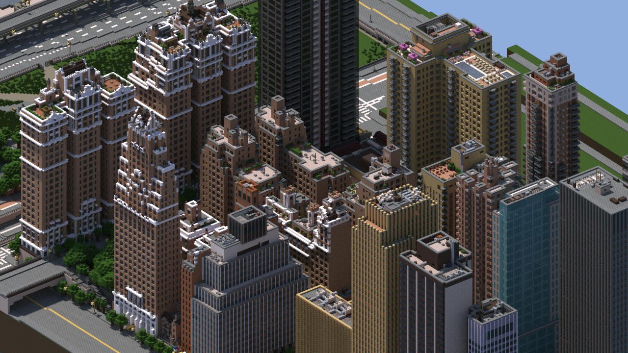 Midtown Manhattan New York City (DOWNLOAD V2 6) Minecraft Map. 