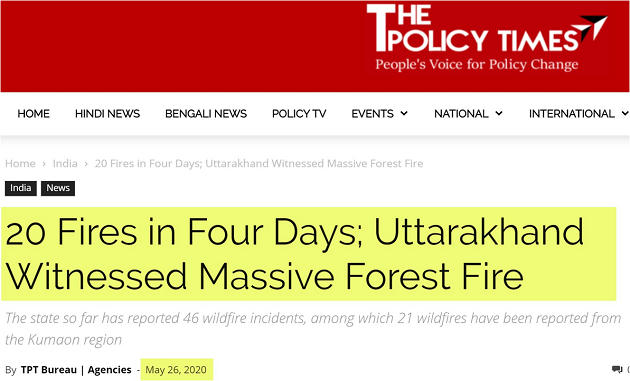 Massive Forest Fire In Uttarakhand – Free PDF Download_6.1