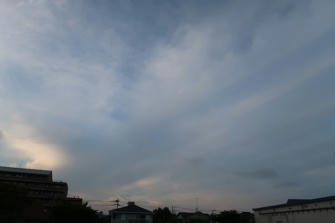 写真（夕方の天空その1）