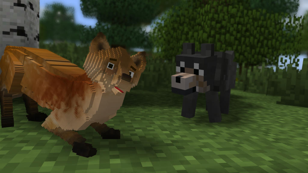 Minecraft Wallpaper Fox