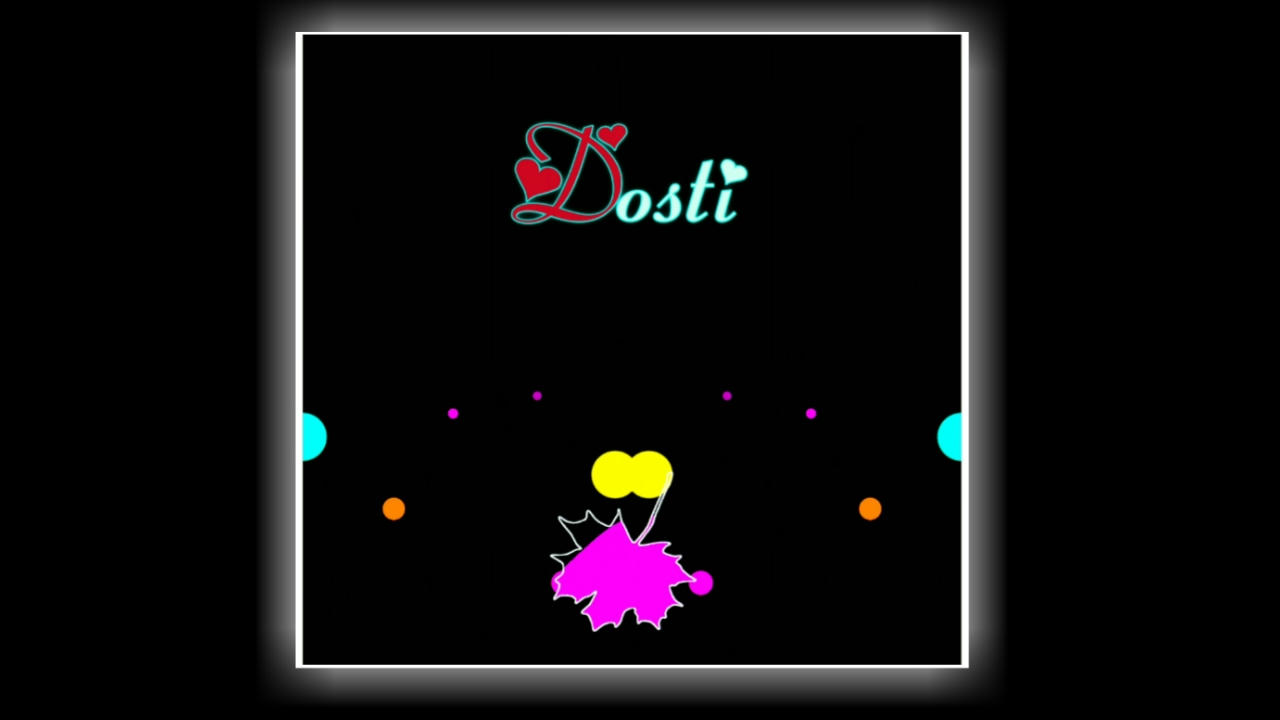 Dosti text Avee player template download