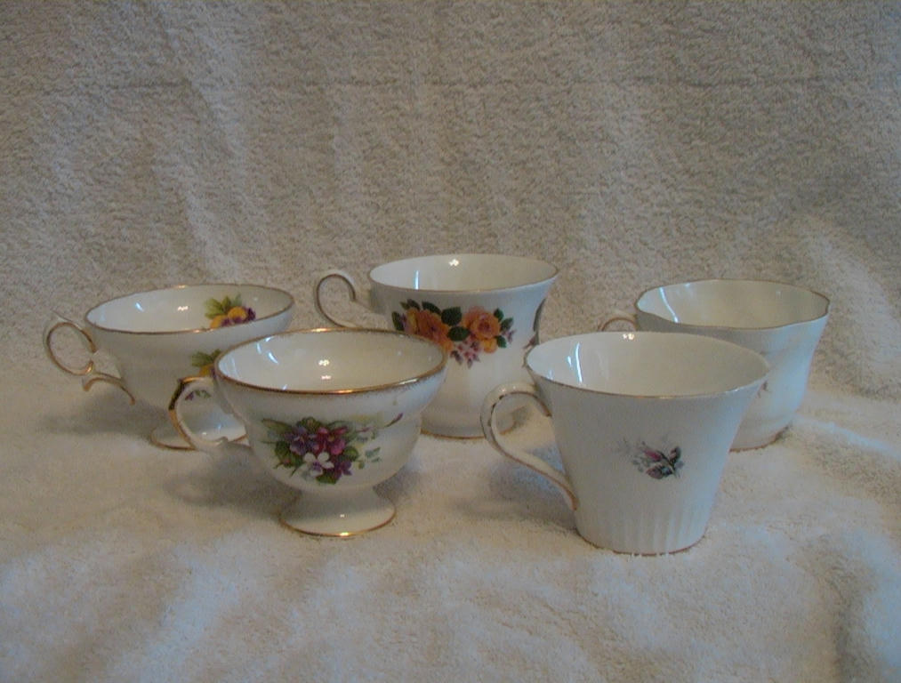 Teacups Fine Bone China Rosina Hammersley Queens Salisbury Roya 